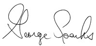 George Sparks signature